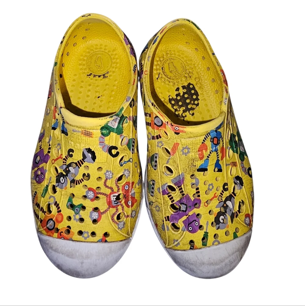 Native Colorful Kids Slip-On Shoes